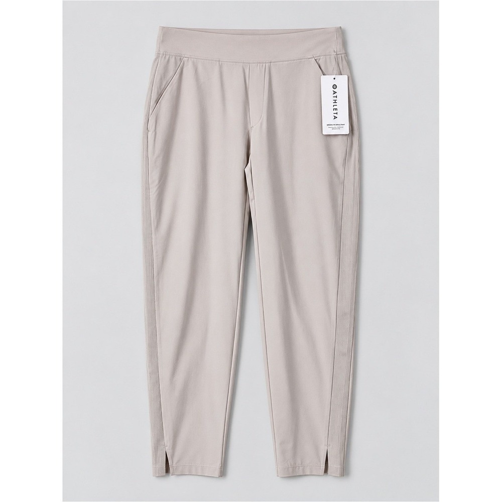 Athleta Brooklyn Ankle Pants Size 4 Stretch Pull On Tapered Athleisure New
